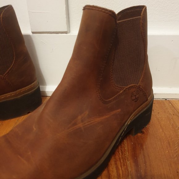 Timberland Gracelyn Chelsea Ankle Boot, brown leather - Picture 6 of 7